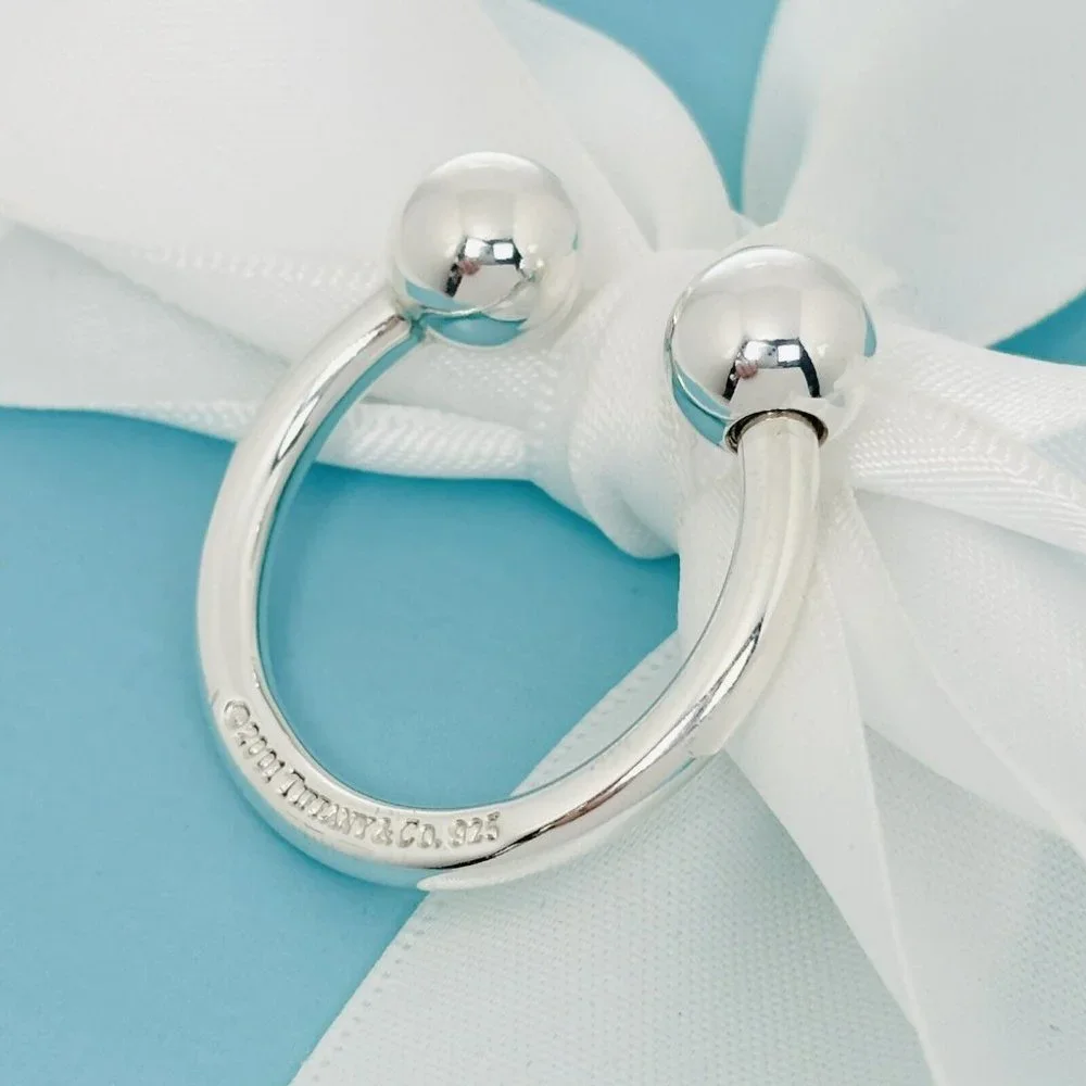 Tiffany & Co Horseshoe Key Ring Chain in Sterling Silver Unisex
